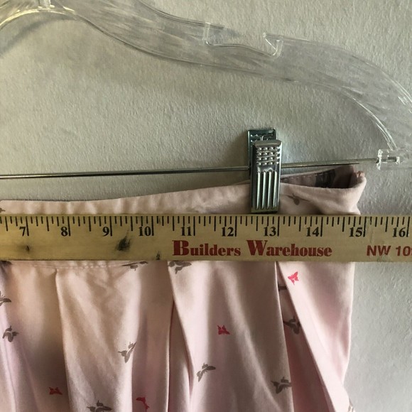 Pink Japanese Pleated Skirt, Anime, Toyko, Cherry Blossoms, Side Zipper, Medium - Picture 6 of 6